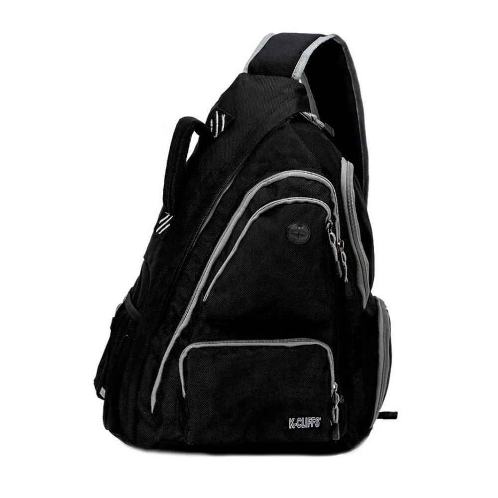 Heavy Duty Sling Backpack 19in, Student Crossbody Laptop Bookbag, Shoulder Bag